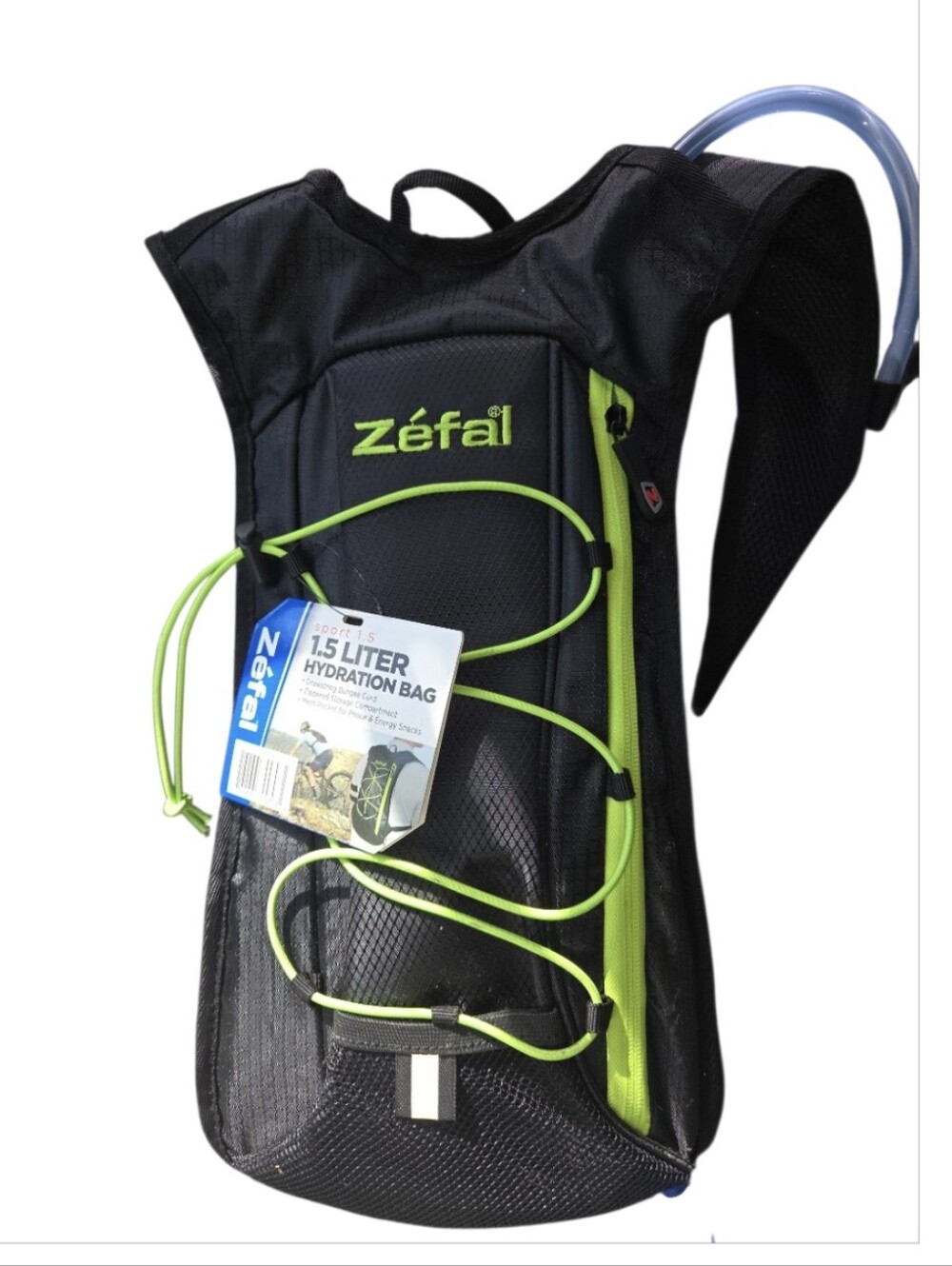 Zefal Sport 1.5 Liter Black Hydration Bag NWT